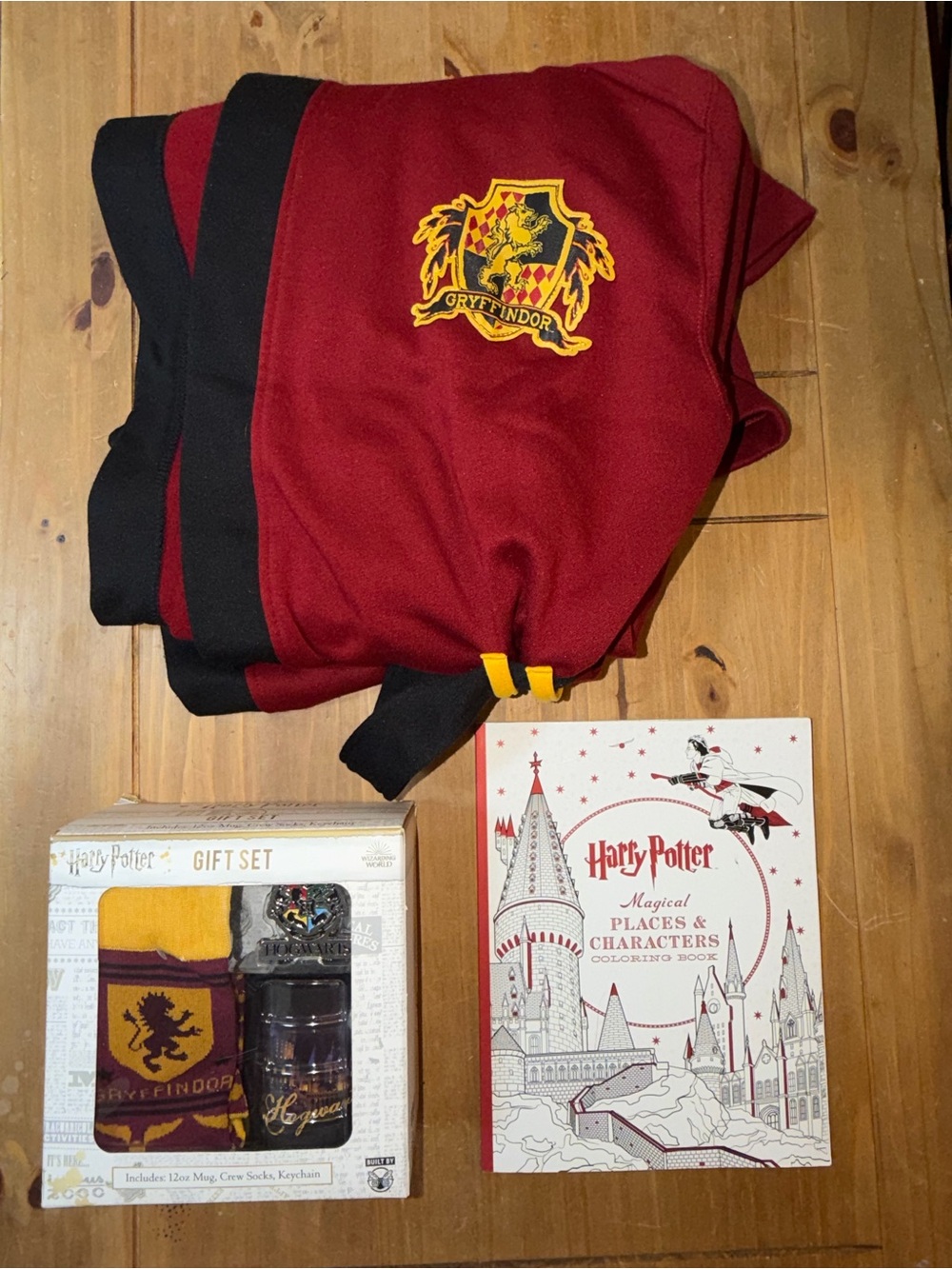 Lot of Harry Potter NWT Gift Set NWT Coloring Book NWOT Bathrobe, Adult & Kids